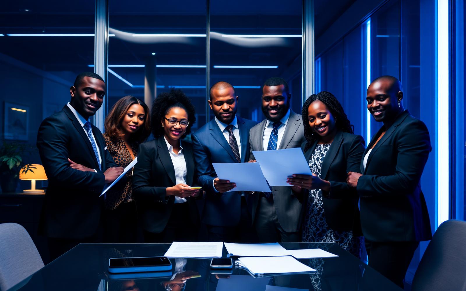 Compliance professionals at work